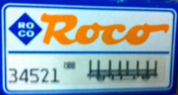 Roco 34521 - Rungenwagen  - SSm/s 36 809 - ÖBB - H0e - Kollektors Item