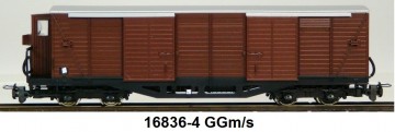 Roco 34591 - Set 2-tlg - Gedeckter Güterwagen - GGms 16 801-8 / 16 836-4 - Mariazellerbahn - ÖBB - H0e
