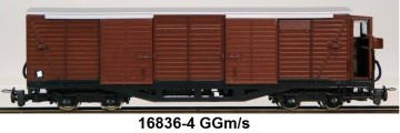 Roco 34591 - Set 2-tlg - Gedeckter Güterwagen - GGms 16 801-8 / 16 836-4 - Mariazellerbahn - ÖBB - H0e