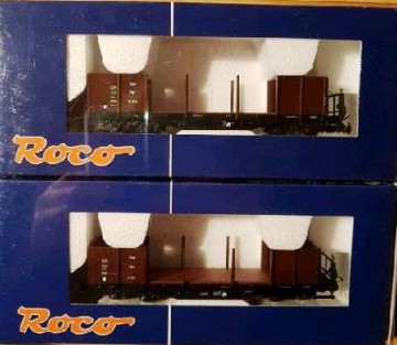Roco 34592 - Wagenset – Halbrungenwagen - OOm/s 76837 + OOM/s 76870 – ÖBB – H0e