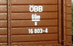 Roco 34522 – Gedeckter Güterwagen - 16803-4 GGm/s – Mariazellerbahn – ÖBB – H0e