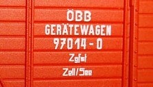 Roco 34525 - Gerätewagen - 97014-0 - Pinzgauer Lokalbahn - ÖBB - H0e