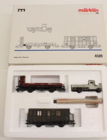 Marklin 4509 wagen set bauzug 1