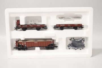Marklin 47901 wagen set railbouw met draisine drg 1