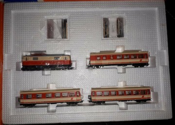 Roco 31010   set mariazellerbahn   lok  3 wagen   mariazellerbahn   obb   h0e 13
