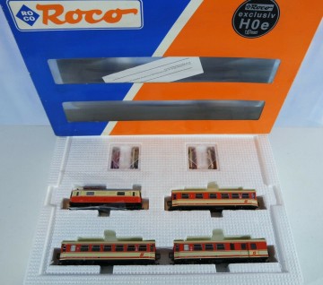 Roco 31010   set mariazellerbahn   lok  3 wagen   mariazellerbahn   obb   h0e 5
