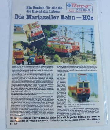 Roco 31010   set mariazellerbahn   lok  3 wagen   mariazellerbahn   obb   h0e 9