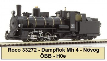 Roco 33272   dampflok mh 4   novog   obb   h0e 1