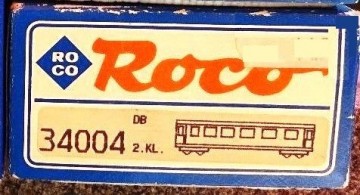 Roco 34004   personenwagen 3152   obb   h0e 3