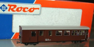 Roco 34005  gepack personenwagen 2 klasse   4105 8 bd4 iphs  mariazellerbahn  obb  h0e 2