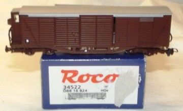 Roco 34522 - Gedeckter Güterwagen - GGm/s 16 824 - Mariazellerbahn - ÖBB - H0e