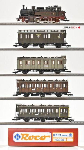 Roco 43025 zugpackung der kpev 5 tlg gs analog mit ovp