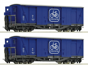 Roco 6640003   wagons 2 x fahrradwagon